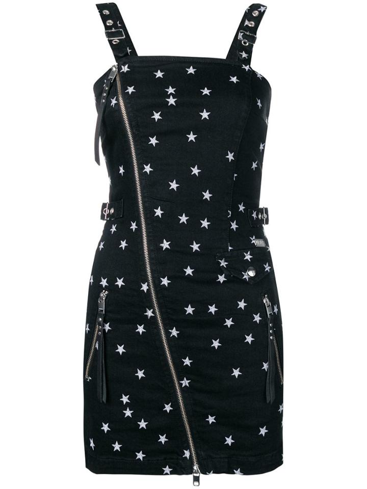 Diesel Star Denim Mini Dress - Black