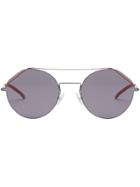 Fendi Eyewear Fendifiend Rounded Sunglasses - Silver