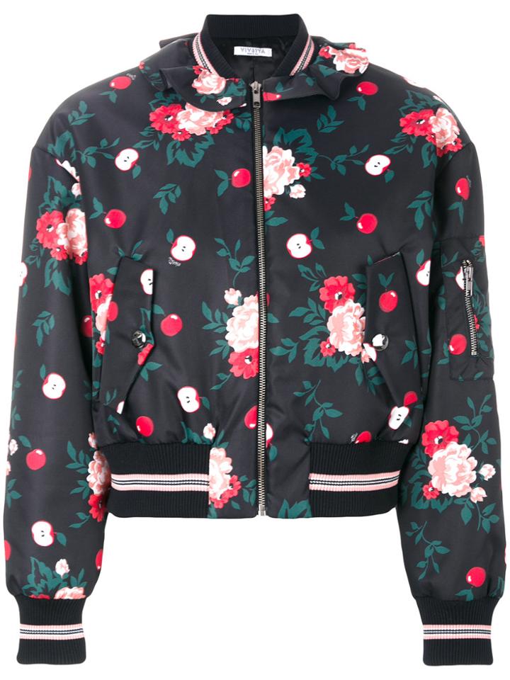Vivetta Caims Bomber Jacket - Black