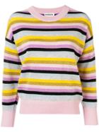 Essentiel Antwerp Striped Sweater - Pink & Purple