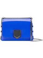 Jimmy Choo 'lockett Petite' Bag, Women's, Blue, Leather/metal