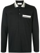 Cerruti 1881 Long Sleeved Polo Shirt - Black
