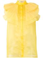 Givenchy Frill Blouse - Yellow & Orange