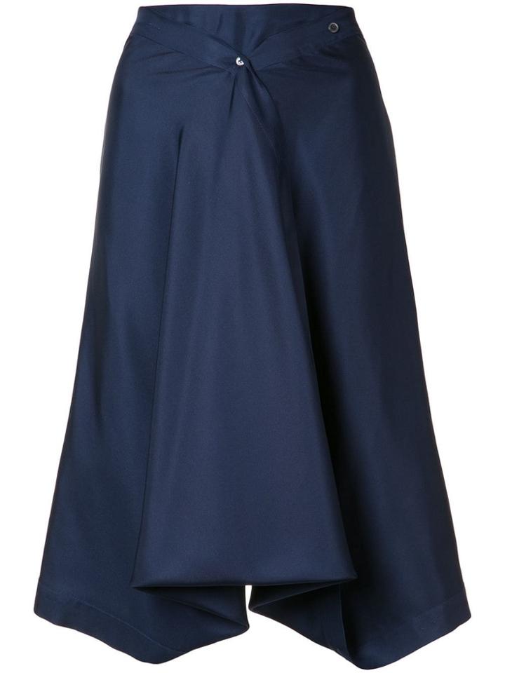 Sies Marjan Draped Buttoned Skirt - Blue