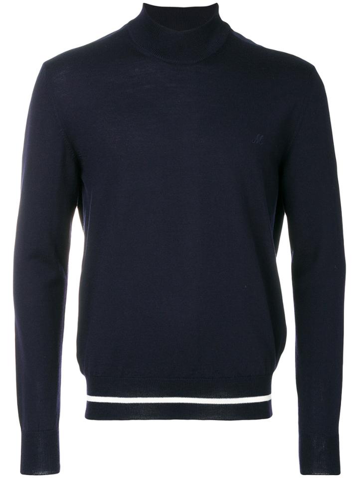 Msgm Long Sleeved Sweatshirt - Blue