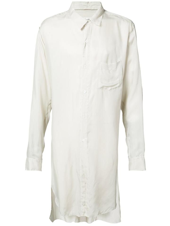 Sulvam - Classic Shirt - Men - Cupro - Xl, Nude/neutrals, Cupro