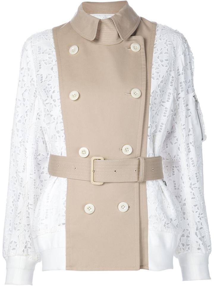 Sacai Eyelet Lace Jacket