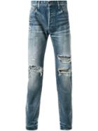 Hl Heddie Lovu Ripped Jeans, Men's, Size: 31, Blue, Cotton