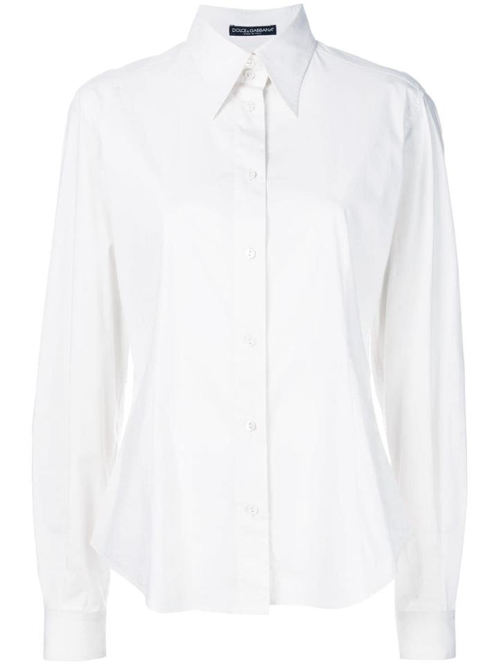 Dolce & Gabbana Pre-owned Pointed Collar Shirt - White