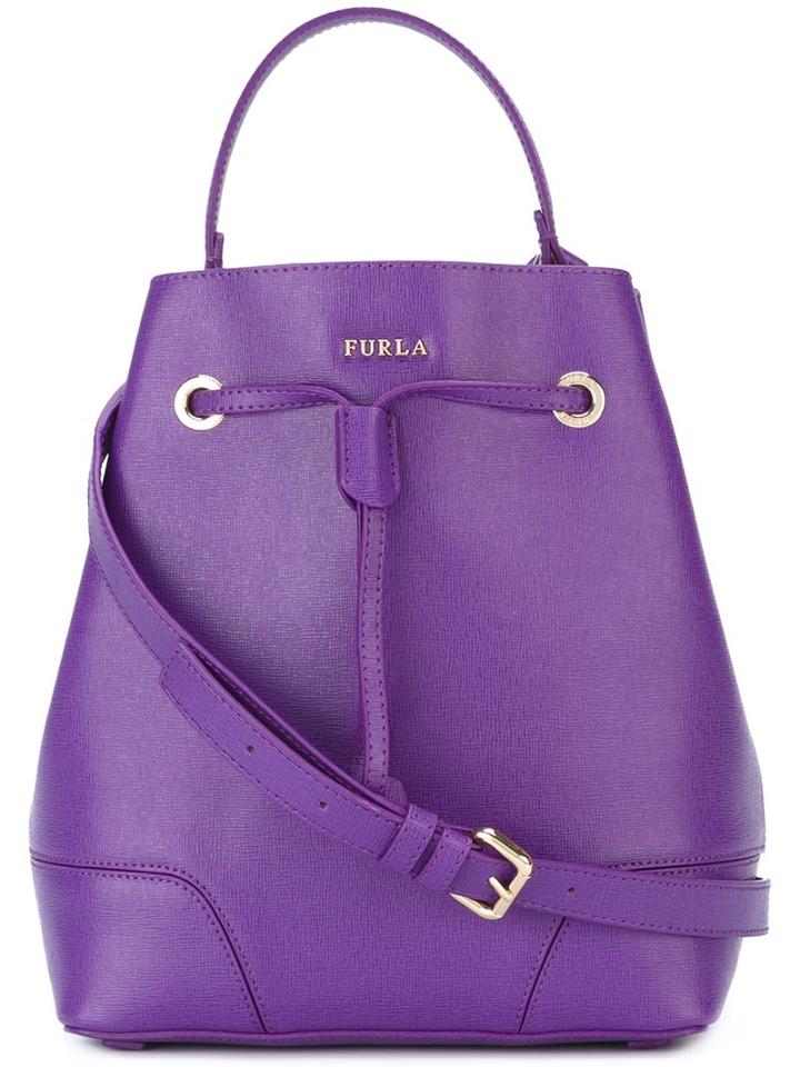 Furla 'stacy' Bucket Tote, Women's, Pink/purple