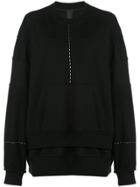 Vera Wang Oversized Sweatshirt - Black