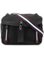 Bally Striped Strap Shoulder Bag - Black