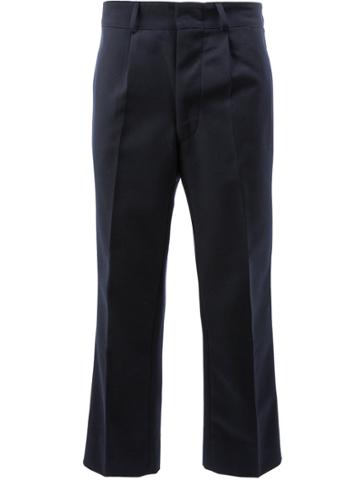 Myar Cropped Tailored Trousers - Blue