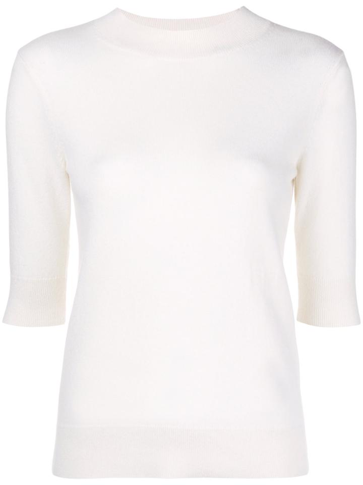 Sonia Rykiel Three-quarter Sleeved Jumper - White