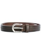 Isabel Marant Punch-hole Detail Belt, Women's, Size: Large, Brown, Leather