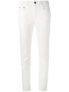Proenza Schouler Straight Jeans, Women's, Size: 28, White, Cotton/spandex/elastane