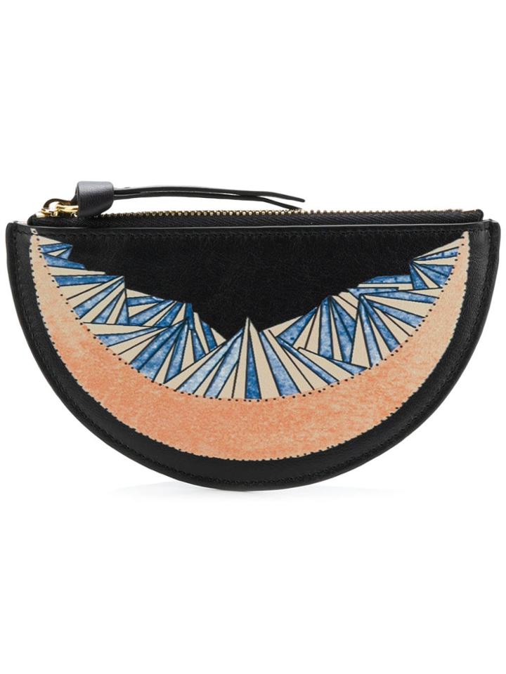 Chloé Geometric Print Wallet - Blue