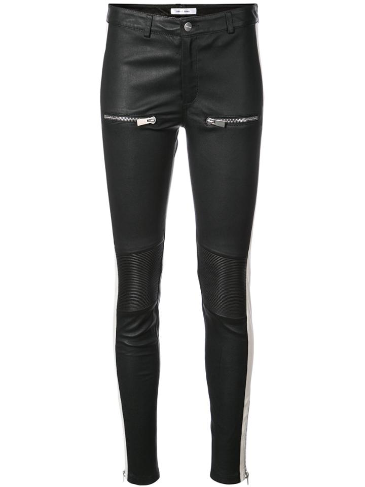 Anine Bing Rider Skinny Trousers - Black