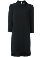 P.a.r.o.s.h. Roll Neck Dress, Women's, Size: Small, Black, Polyester/spandex/elastane