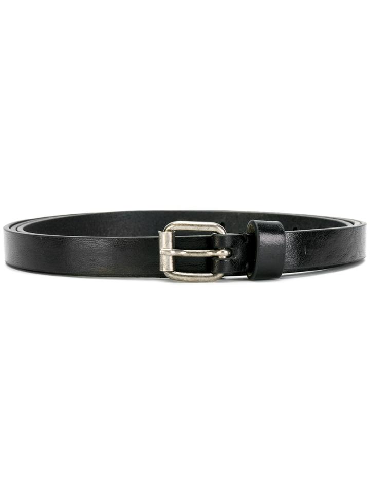 Ann Demeulemeester Classic Buckled Belt - Black
