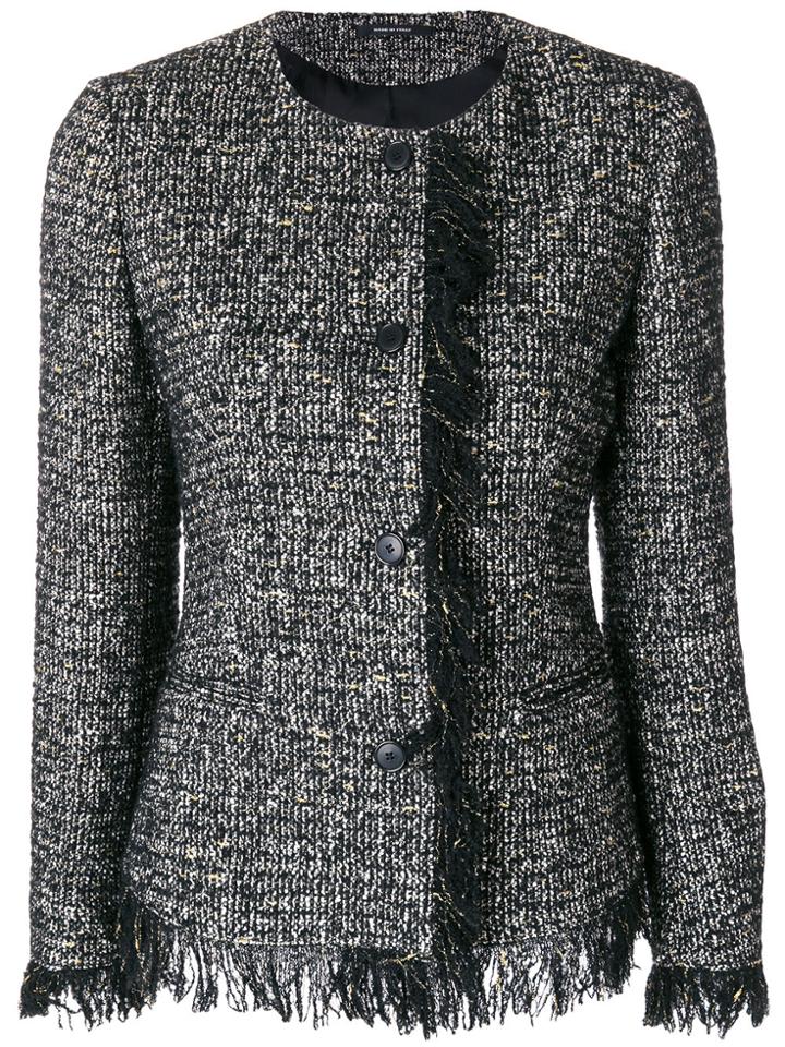 Tagliatore Maya Tweed Jacket - Black