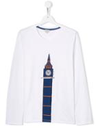 Paul Smith Junior Big Ben Long Sleeved Top - White