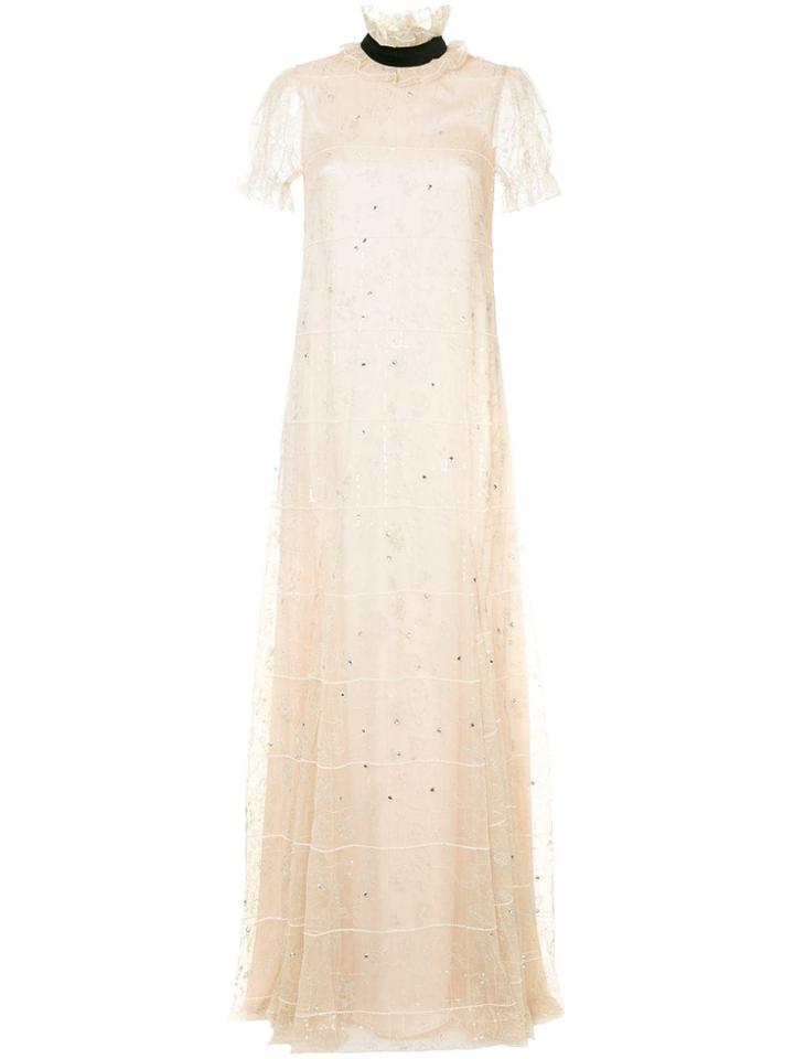 Macgraw Elliptical Tulle Dress - Pink