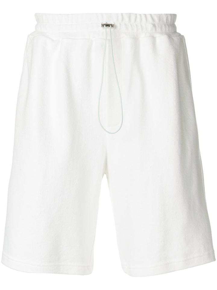 Walk Of Shame Drawstring Bermuda Shorts - White