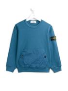 Stone Island Kids Kangaroo Pocket Sweatshirt