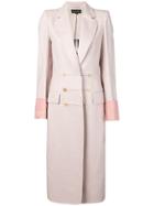 Ann Demeulemeester Classic Double-breasted Coat - Pink