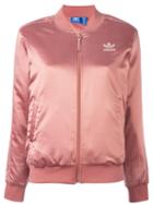 Adidas Satin Track Jacket, Women's, Size: 44, Yellow/orange, Polyester/spandex/elastane