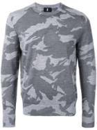 Kent & Curwen Camouflage Slim-fit Jumper - Grey
