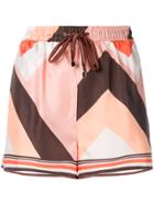 F.r.s For Restless Sleepers Jogging Shorts - Pink & Purple