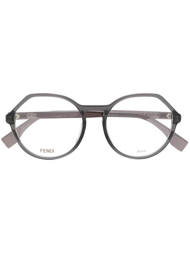 Fendi Eyewear Ff0398f Kb7/17 Glasses - Grey