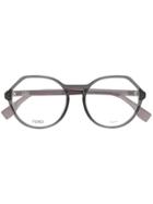 Fendi Eyewear Ff0398f Kb7/17 Glasses - Grey