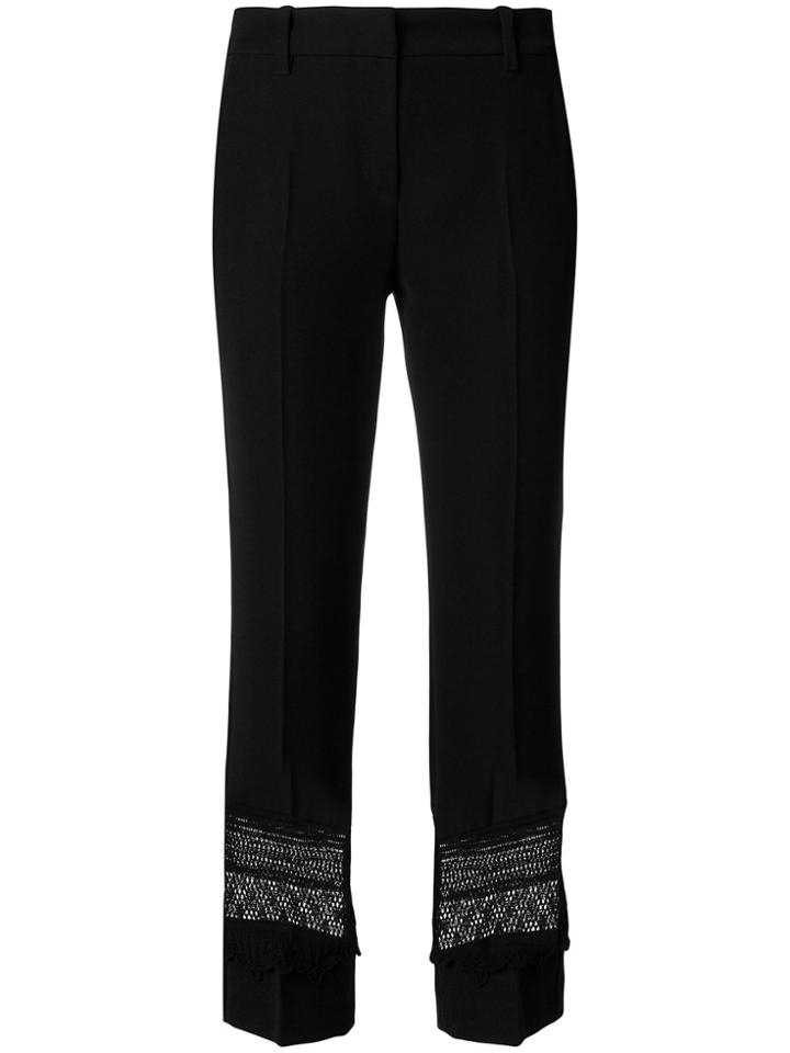 Marc Cain Laced Hem Trousers - Black