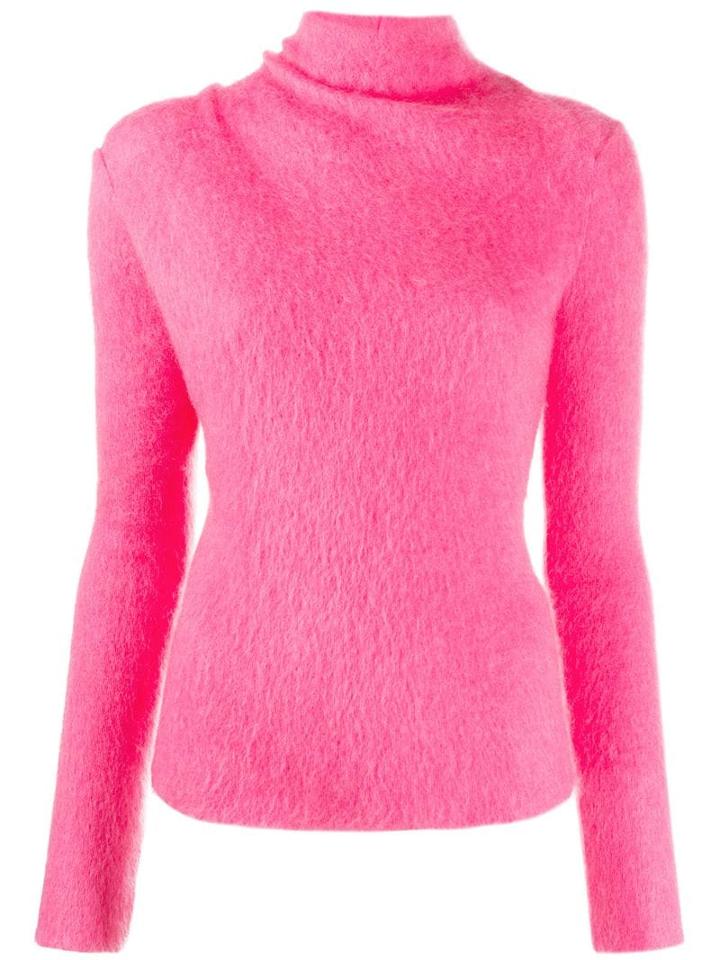 Mrz Roll Neck Jumper - Pink