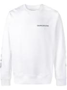 Calvin Klein Logo Long-sleeve Top - White