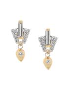 V Jewellery Aida Earrings - Metallic