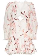 Zimmermann Zmrmn Corsage Bauble Mini Drs Vn Bll Ls - White