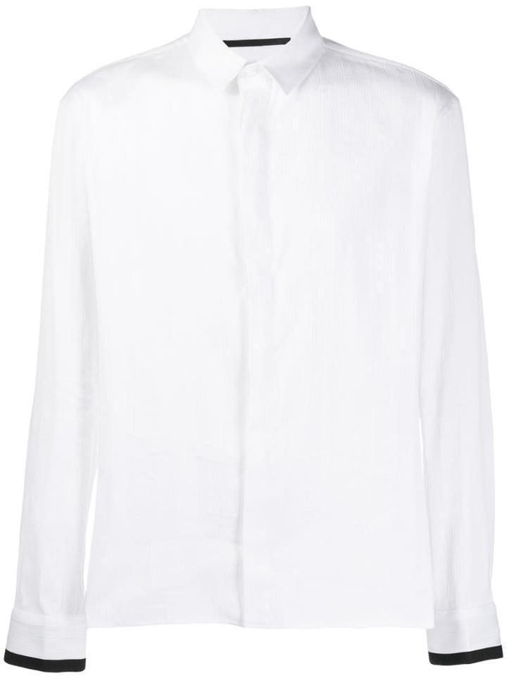 Haider Ackermann Contrasting Cuff Shirt - White