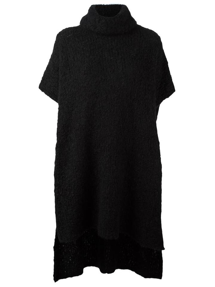 By Malene Birger 'amadour' Poncho, Women's, Size: Small, Black, Acrylic/mohair/wool