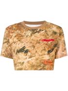 Heron Preston Cropped T-shirt - Brown