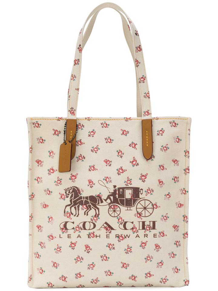 Coach Horse And Carriage Tote Bag - Nude & Neutrals