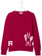 Moncler Kids Teen Logo Jumper - Pink