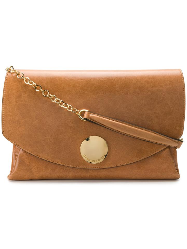 L'autre Chose Foldover Clutch - Brown