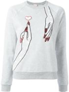 Giamba Embroidered Hand Sweatshirt