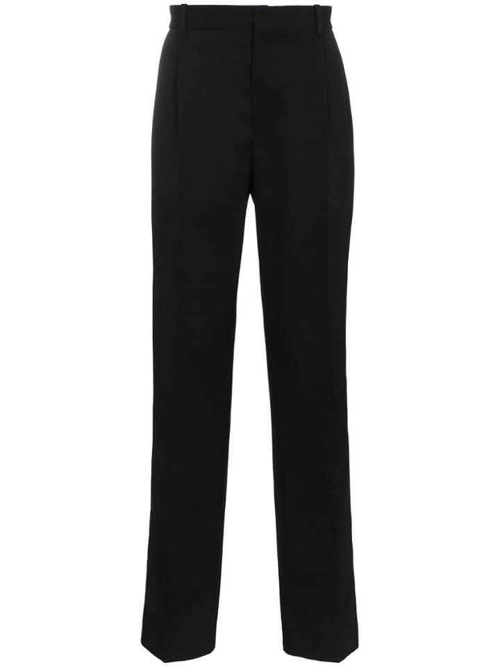 Calvin Klein 205w39nyc Side Stripe Trousers Wool Trousers - Black