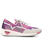 Diesel Lace-up Sneakers - Pink & Purple