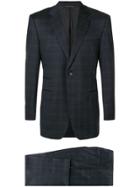 Canali Formal Checked Suit - Blue
